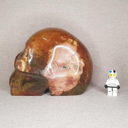 Crâne jaspe polychrome 2,56 kg