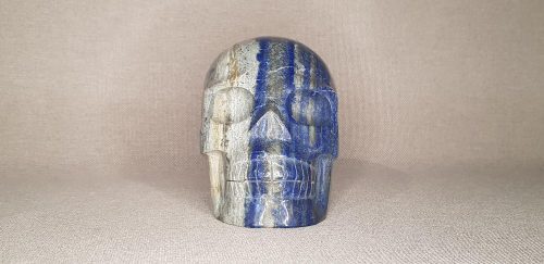 Photo de face crâne lapis-lazuli 2,41 kg