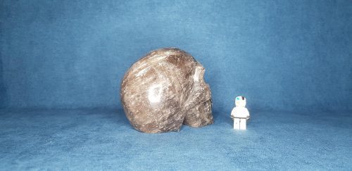 Crâne de cristal de roche fumé 1,93 kg