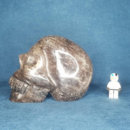 Crâne cristal de roche fumé 1,93 kg