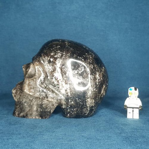Crâne cristal de roche fumé 1,95 kg