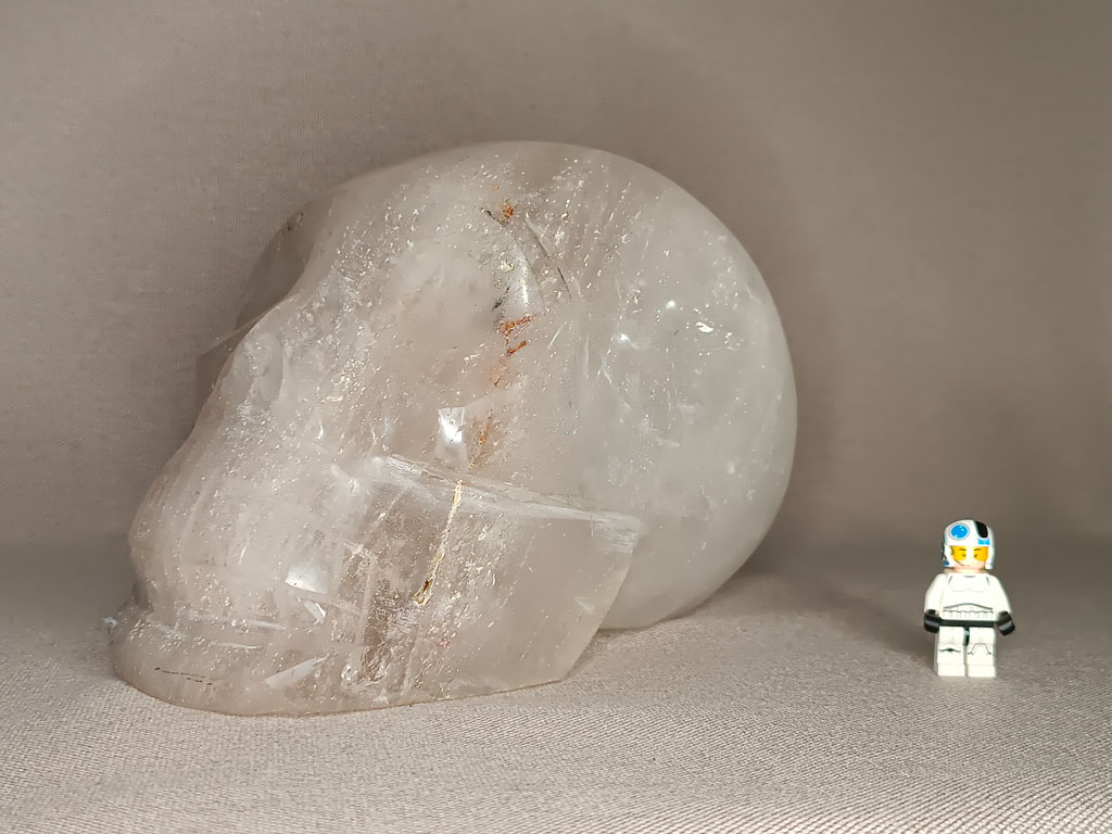 Crâne de cristal quartz 7,21 kg