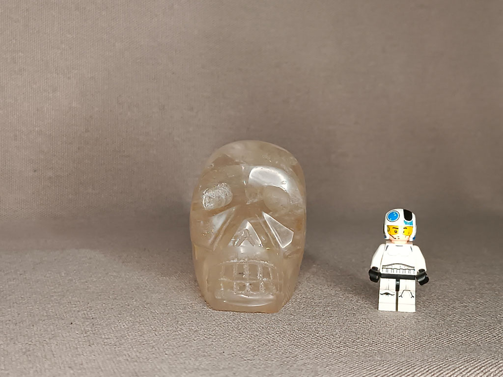 Crâne de cristal quartz 546 grammes