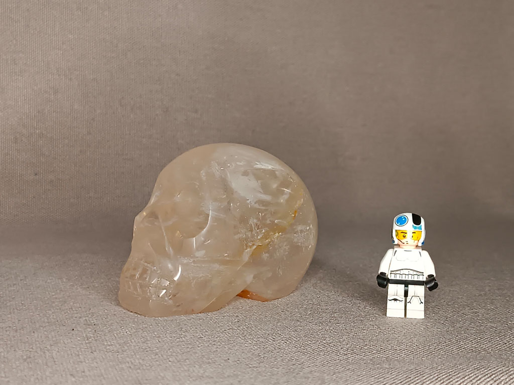 Crâne de cristal quartz 546 grammes