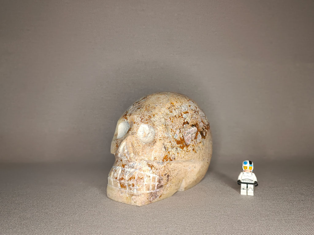 Crâne en Opale verte 2,93 kg