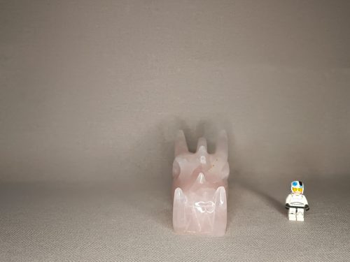 dragon cristal en quartz rose 1,28 kg