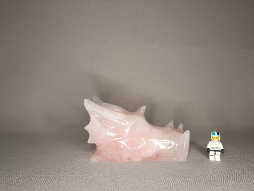 dragon cristal en quartz rose 1,28 kg