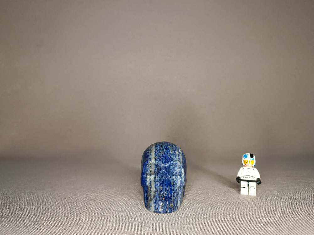 Crâne lapis-lazuli vérité intérieure communication sagesse sincérité vision psychique