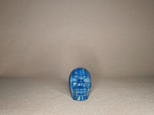 Crâne lapis-lazuli vérité intérieure sincérité communication sagesse vision psychique