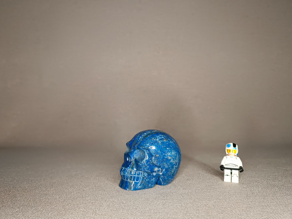 Crâne en Lapis-lazuli 365 grammes